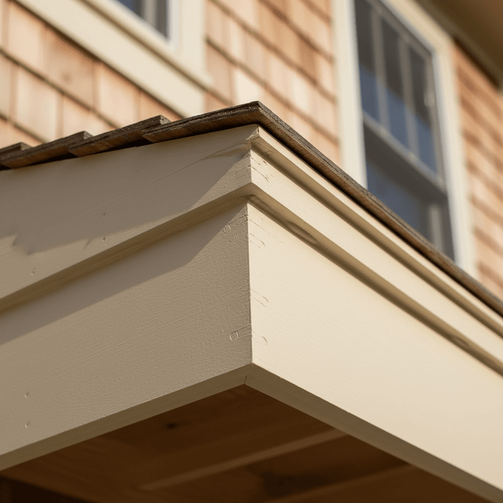 Detailed trim and corner installation work