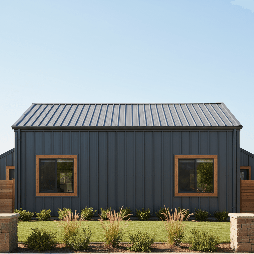 New exterior siding installation on residential property
